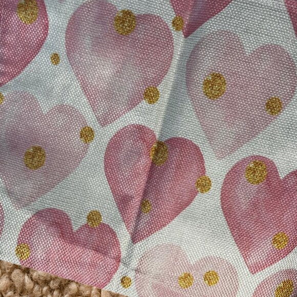 Valentines Day Placemats 4pc Pink Heart Table Decor Wedding Party Decorations - Picture 5 of 9